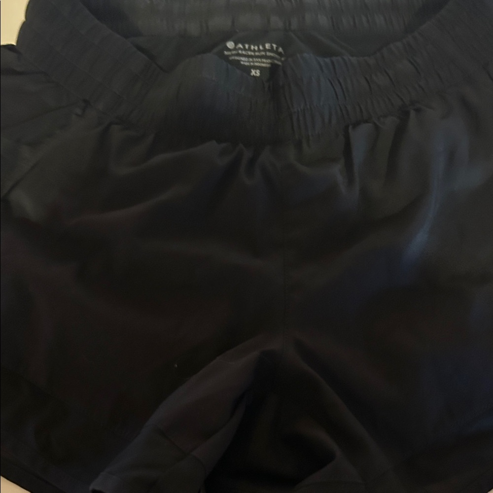 Athleta Midnight Black Workout Shorts
